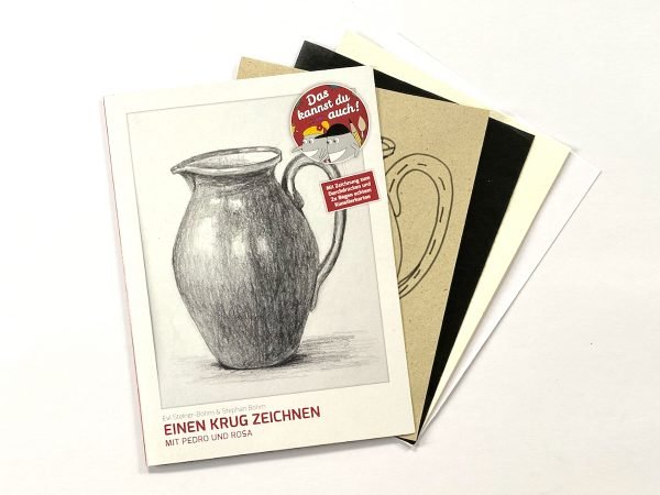 Einen Krug zeichnen - Lernkarte DIN A5