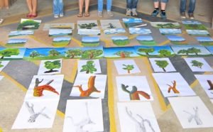 Ergebnisse aus dem Kurs Bäume malen für Kinder ab 8 Jahren