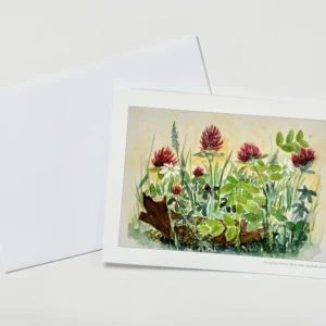 Geburtstagskarte mit dem Motiv Klee