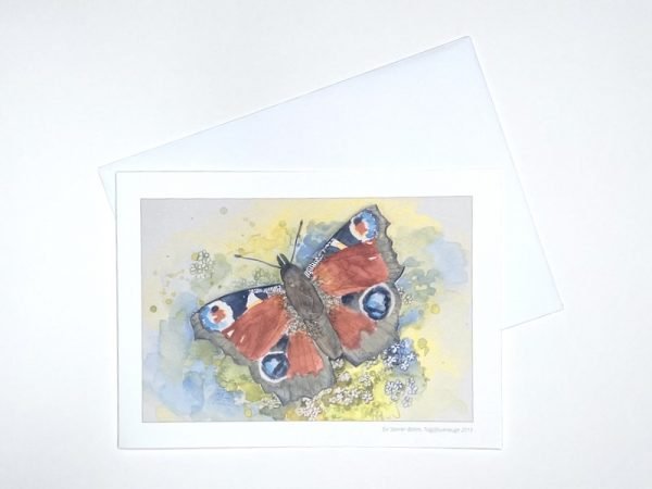 Geburtstags-Grußkarte Schmetterling (Leichtigkeit)